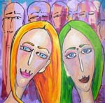 2013, scneeweisschen und rosenrot 2, 60x60